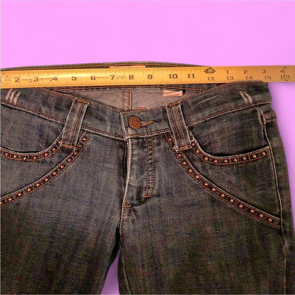 Y2k Frankie B low rise butterfly jeans - Picture 7 of 12
